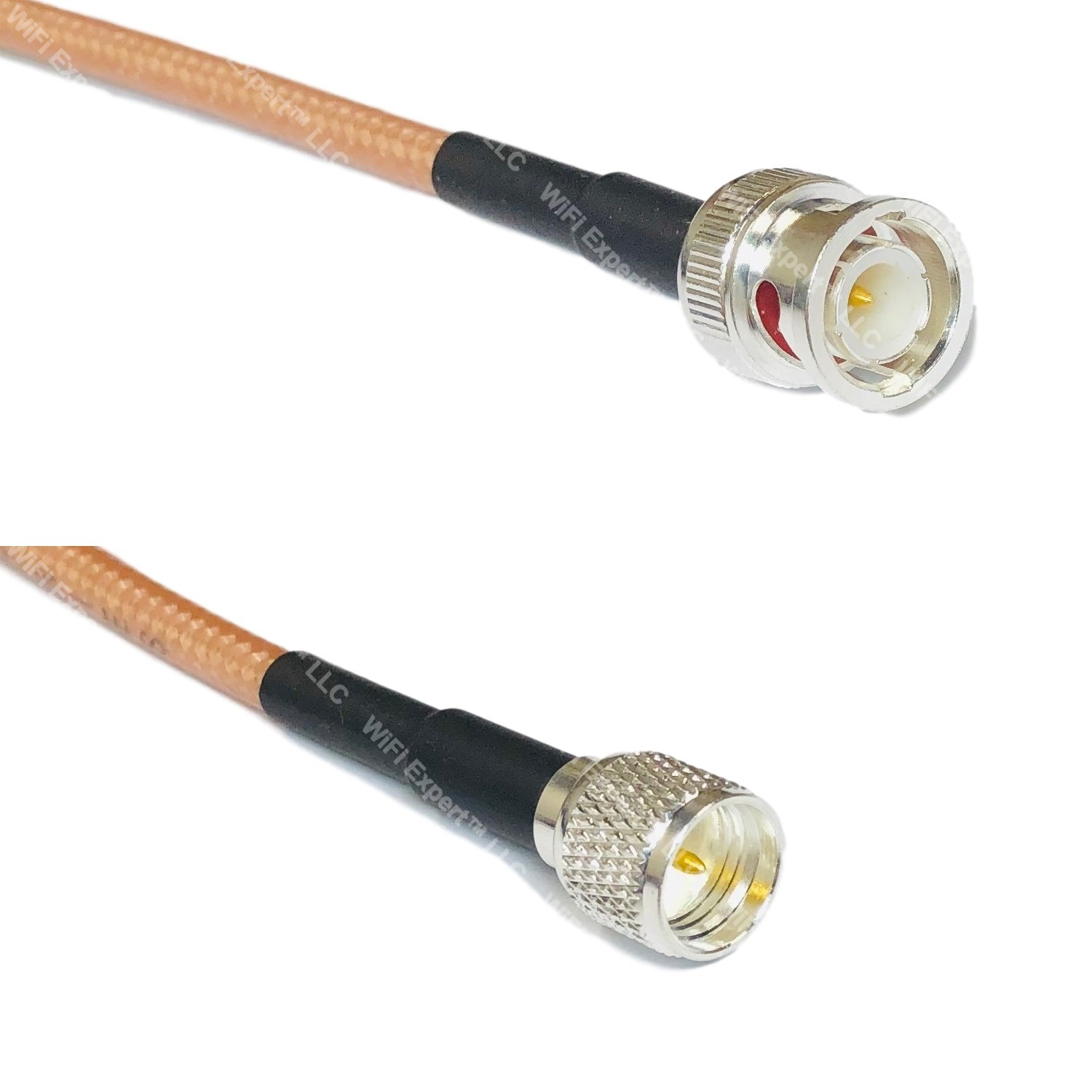 USACA RG142 BNC MALE to MINI UHF MALE Coaxial RF Pigtail Cable eBay